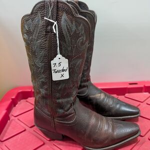 Twisted X Women's Dark Brown Heeled Boots